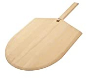 American Metalcraft 2616 Wood Pizza Peel with 9 Handle, 17 x 16 Blade,Brown
