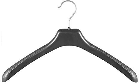 Kleiderbügel für Jacken und Mäntel, 42 cm, schwarz, WJT42b, 10 Stück