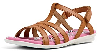 Camper Women's Right K800543 T-Strap Sandal, Medium Brown 003 Tws, 12.5 UK