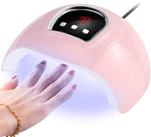 LED UV Lamp Nägel, 36W Nageltrockner mit 3 Timern und verbesserter USB- Aufladung, LCD-Display, IR-Sensor, für Gelnägel Finger Zehennagel Nagelstudio