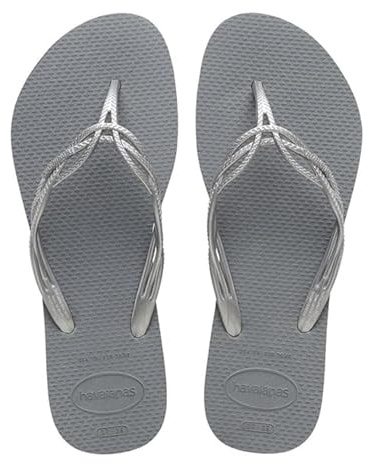 Havaianas - Flash Sweet, Tongs Confortables, Durables et Élégantes, Lanières Croisées et Sculptées, Semelle Fine Antidérapante, Femme
