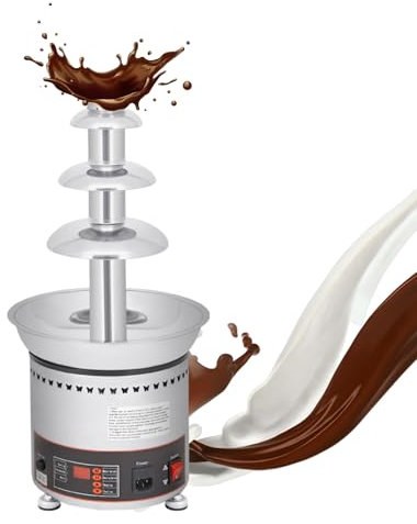 Fontana Di Cioccolato Da 6,6 Libbre Di Capacità Fontana Di Cioccolato Elettrica Fontana Di Cioccolato Per La Casa Per Sciogliere Il Formaggio Caramelle Cioccolato
