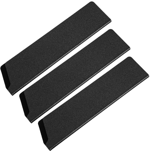 Xindojuz - Fodero per coltelli da cucina, in ABS, universali, antigraffio, in feltro, per coltelli da chef da 20,3 cm, colore: nero (coltelli non inclusi)