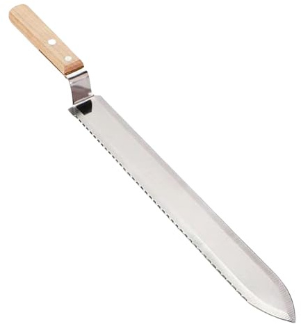 Cortador de descubrimiento de colmena - Cortador de apertura para apicultura, cortador de miel dentado de acero inoxidable, cortador de miel, herramienta de apicultor para cosechar y extraer miel