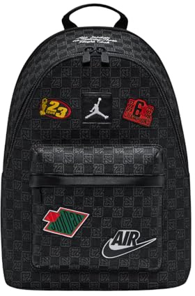 NIKE Jordan Rucksack Monogram 20L schwarz mit Air und Jumpman Logo MA9155-023