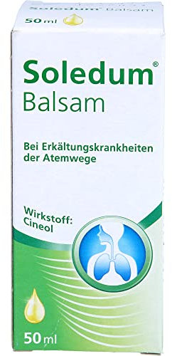 Soledum Balsam | Zur äußeren Anwendung bei Erkrankungen der Atemwege | Erkältungsbalsam mit Cineol | 50 ml