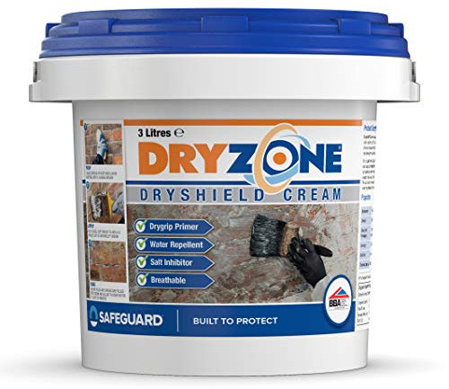 Dryshield Cream 3L: Dryzone System: Salt Resistant Masonry Cream