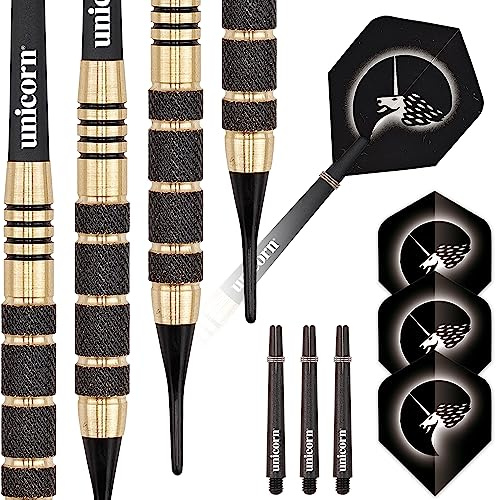 Unicorn Core Plus Soft Dart, Brass, 19g