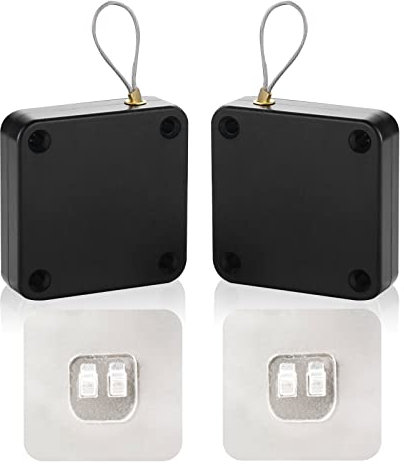 Chiudiporta senza foratura, chiudiporta per porte interne la maggior parte delle porte, chiudiporta per interni (2 pezzi)