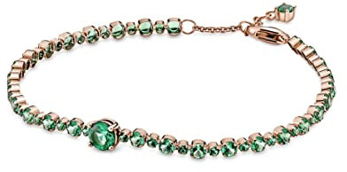 PANDORA ROSE Armband Timeless Funkelndes Pavé 14k rosévergoldet, grün Kristalle 580044C01 16 cm