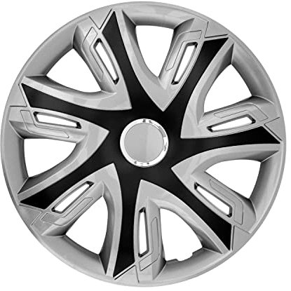 Radzierblende Supernova schwarz/Silber 15 Zoll 4er Set