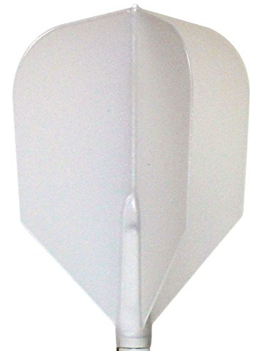COSMO DARTS Plumas fit Flight 6 unid. Shape Blanco Natural