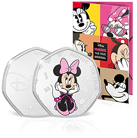 FANTASY CLUB 6 Monedas de Minnie a través del Tiempo, presentadas en un Bonito Album de Coleccionista. Edición Limitada