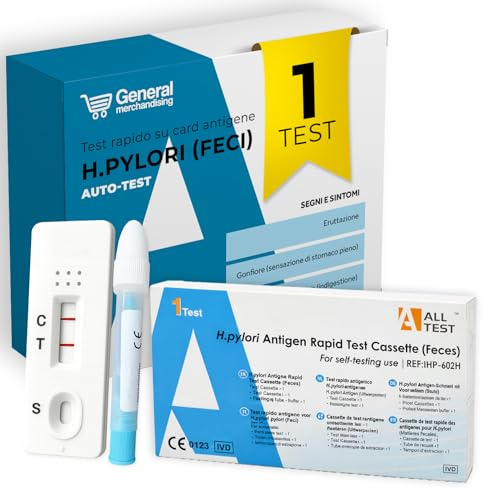 H. pylori självtest 1 st – avföringstest för hemmabruk | Klar att använda · Resultat efter 10 minuter · Utan recept eller labb · Enkel visuell avläsning · CE 0123
