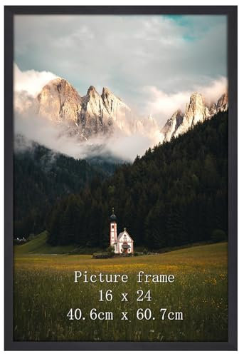 Giftgarden Cornice 40x60,Cornice Nera in Alluminio, Cornice da Parete, Decorazione per Casa,1 Pezzo