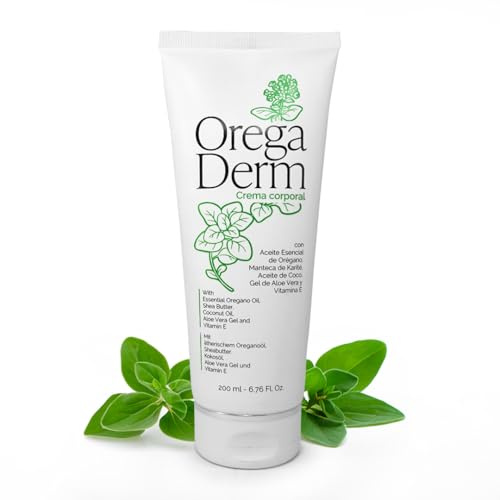 LEPAH OregaDerm Crème Corporelle 200 ml – Formule Innovante avec des Ingrédients Naturels pour une Peau Saine et Éclatante, Hydratation Profonde, Soulagement des Démangeaisons et de l’Eczéma