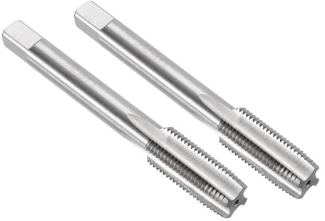 QUARKZMAN 2 stycken raka spår gängskärare, M12 x 1,25 metrisk skruvgänga skärverktyg gängkvarn gängskärare, höghastighetsstål 6542 (HSS 6542)