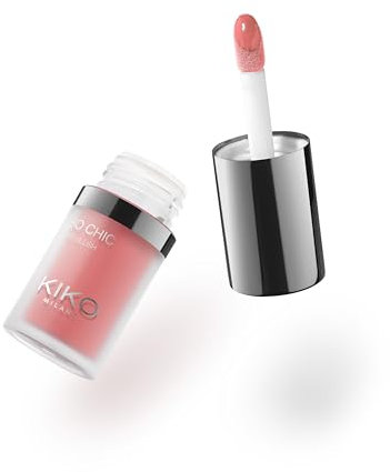 KIKO Milano So Chic Trio Blush 03, Colorete 3 En 1 Ideal Para El Rostro, El Contorno De Los Ojos Y Los Labios