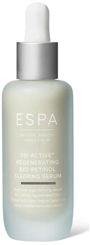 ESPA | Tri-Active Regenerating Bio-Retinol Sleeping Serum 30ml | Age-Defying Night Serum for Fine Lines, Wrinkles & Brightening | Gentle on Sensitive Skin | Natural Retinol Alternative