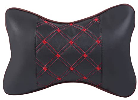 Healifty Cojín de Cuello Ergonómico para Coche Almohada de Reposacabezas Transpirable Soporte Cervical para y Conducción Material Resistente y