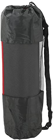 Keenso Estera de Yoga, Estera de Ejercicio Antideslizante TPE de 72 X 24 X 0,4 Pulgadas con Líneas de Alineación y Amortiguación de 10 Mm, de Ejercicios Portátil para el Hogar para Yoga, Pilates,