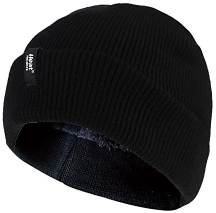 HEAT HOLDERS - Gorro de invierno con forro polar de 3,6 tog para hombre, 3 colores, Negro, Taille unique