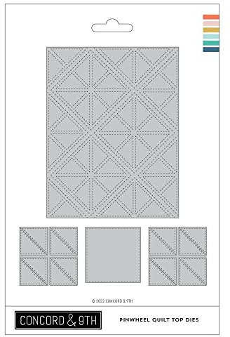 Concord & 9th Dies-Pinwheel Quilt Top
