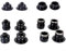 Bike Hub QR Quick Release Thru Axle Adapter Converter End Cap 9151012, Made of durable and practical, Front & Rear Hub Compatibility(12 * 142mm)