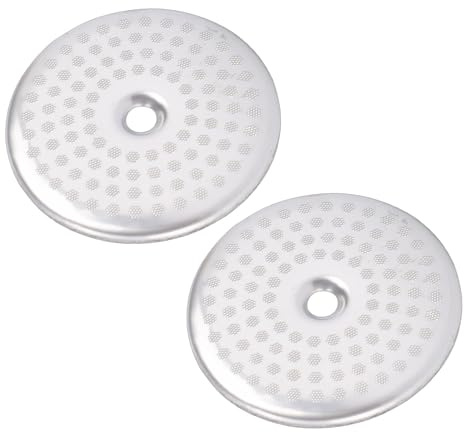 Yctze Puck Screen 2PCS Mampara de Ducha de 57 Mm Compatible con Máquina de café de Acero Inoxidable Reemplazo de Mampara de Ducha de Red de de Acero Inoxidable Máquina de café