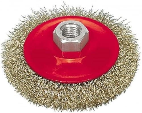 VOREL 06973 - circular de 115 mm de cepillo, alambre ondulado