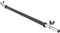GORILLA SPORTS® Aerobic Langhantel - 130 cm, Set, mit/ohne Polster, Gewichte, 30mm, Federverschlüsse, aus Kunststoff, Schwarz - Langhantelstange, Hantelstange, Krafttraining, Nackenpolster