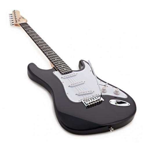 Guitarra eléctrica LA de Gear4music Starter Pack Negro