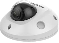 Hikvision DS-2CD2543G2-IWS (2,8 mm) Dome övervakningskamera med 4 megapixlar, upp till 30 m belysning, professionell övervakningskamera