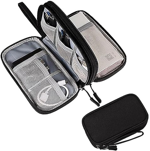 Kasmole Viaje Organizador electrónico - Bolsa Almacenamiento Bolsa tecnología,Bolsa organizadora Accesorios electrónicos, Transporte Impermeable para Accesorios