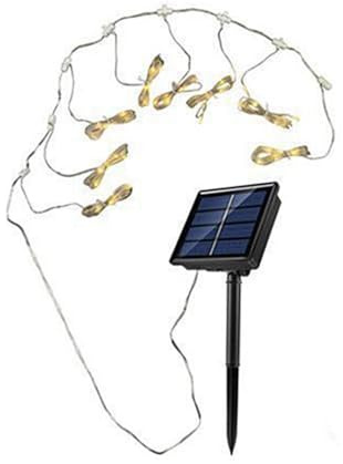 Fafeicy Luci LED per Ombrellone con Telecomando, 104 LED, 8 Modalità, Energia Solare Impermeabile IP67, Bianco Caldo, Batteria 880mAh