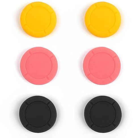 EIHI 6 Piezas Cubiertas De Silicona Analógicas,Reemplazo para Cubiertas De Joystick,para Tapas De Joystick De Interruptor,Funda Protectora De Joystick
