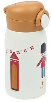 Fabelab Trinkflasche für Kinder 320 ml | Auslaufsichere Edelstahl-Wasserflasche | BPA-Frei | Für Schule und Unterwegs