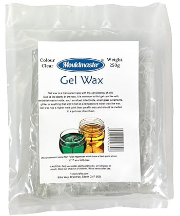 Mouldmaster 250 g Candle Making Gel Wax Clear