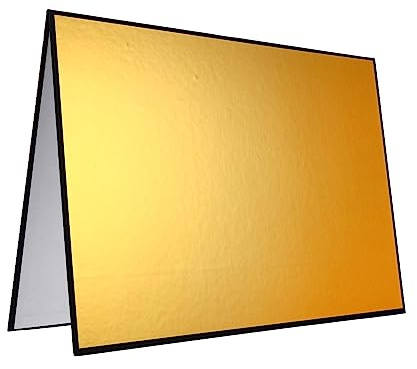 SHINEOFI Pannello Riflettente Fotografico Dimensione Compatibile Tavolo in Cartone Pieghevole per Luce Supplementare e Diffusore, Accessorio per Still Life e Fotografia Alimentare