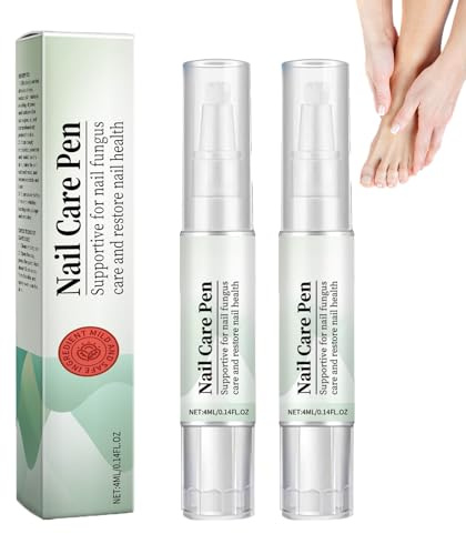 Stylo De Soin Des Ongles, SéRum De Croissance Des Ongles Et Huile Pour Cuticules Aux IngréDients Naturels, Huile De Soin Pour Ongles AbîMéS Et Fragiles, Crayon Blanc Pour Ongles (2 PCS)