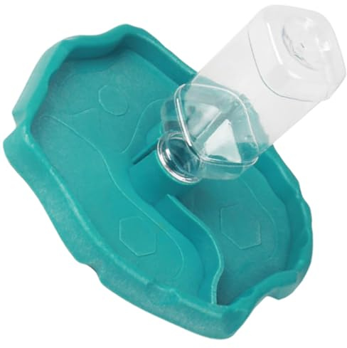 Milisten Bol d'eau pour Reptiles Distributeur Automatique Portable, en Plastique Robuste, Conçu pour Reptiles Terrestres et Accessoires pour Terrariums à Geckos