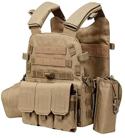 Ungdomsfiskeväst – justerbar skyddsutrustning väst med flera fickor, lätta airsoft-västar, robusta förvaringsvästar för