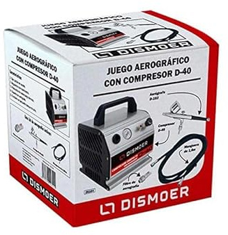 JUEGO AEROGRÁFICO CON COMPRESOR D-40 DISMOER
