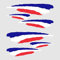 Autodomy Autocollants Stickers Drapeau Français France Sport | Sticker Drapeau Français | Lot 6 Autocollant France Voiture Moto Scooter Quad Casque | Résistants à la Pluie et Soleil