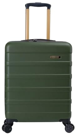 Cabin Max Anode Handgepäck Koffer 55x40x20 - Leicht, Hartschale, Handgepäck Trolley mit 4 Rädern, 3-stelliges Schloss (Farbe: Inca Grun, 55x40x20cm 40L) …