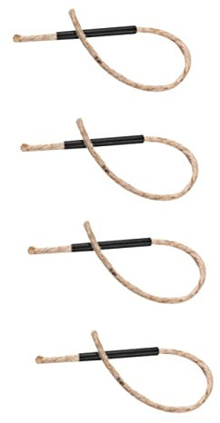 KOMBIUDA Cuerdas de Mecha para Iniciar Fuego para Camping, 4 Juegos Portátiles Cuerda Resistente Aleación de Aluminio para Actividades de Supervivencia al Aire Libre