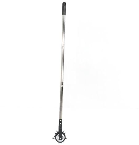 Bordeadora Rotativa para Césped con una Sola Rueda, Cortador Manual de Bordes de Césped de Acero Inoxidable Al Manganeso con para Patio, Jardín, Paisaje, Acera (3 secciones)