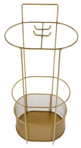 HYTROVE Porte-parapluie Autonome Seau à Parapluie Pour Entrée Support De Parapluie Avec Panier Pour Couloir Et Rangement