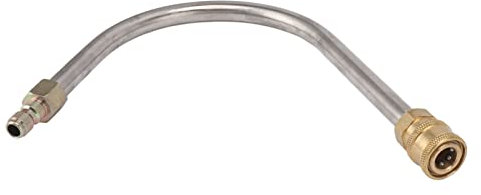 Shenruifa Pressione Lavatrice Estensione Asta in Acciaio Inossidabile Ottone 4000psi Lavatrici a Connessione Rapida Barre Curve Lance Per Sostituzione (U a forma di U)