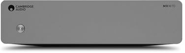 Cambridge Audio MXW70 Compact Power Amplifier - 70W Per Channel Hi-Fi Amplifier with Hypex NCORE Class D Amplification, RCA & XLR Inputs, Bridgeable 250W Mono Mode, 12V Trigger - Lunar Grey